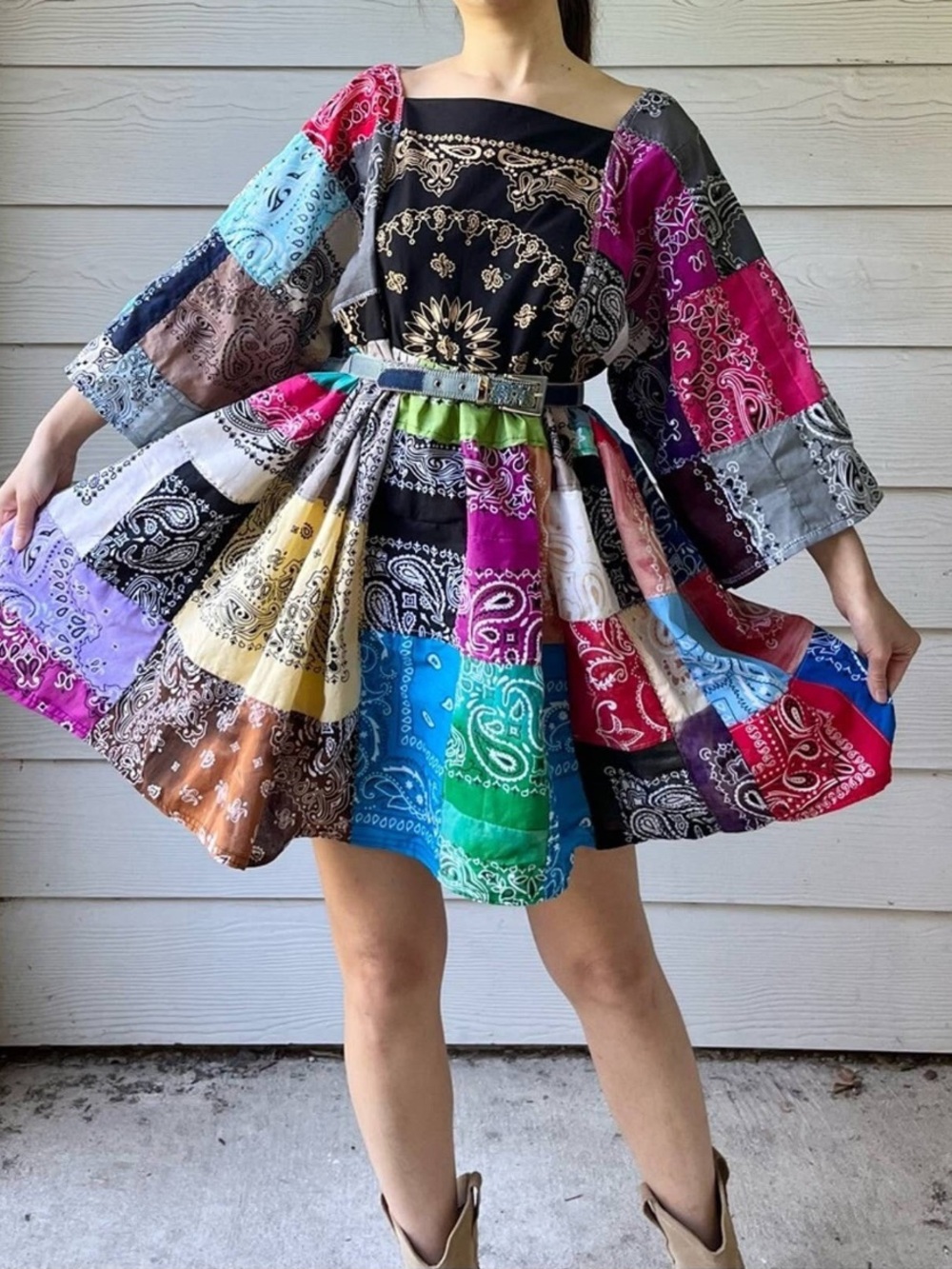 Handmade bandana dress size large
